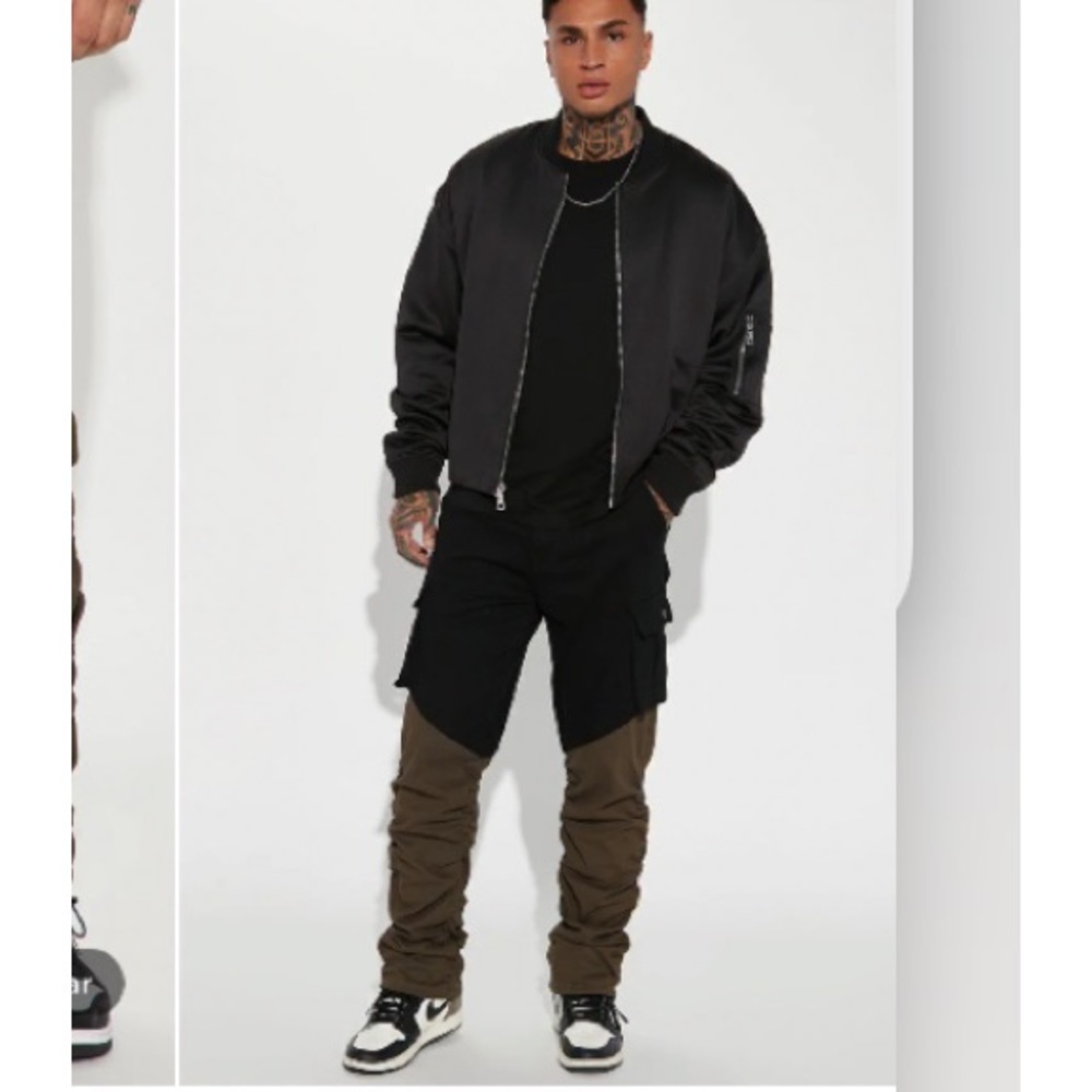 Fashion Nova Men  Two tone cargo pants size large